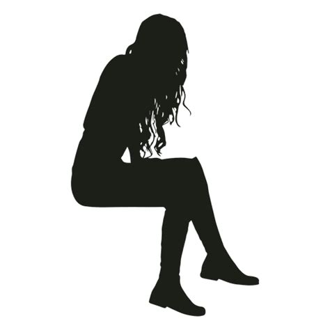 Sitting Person Silhouette