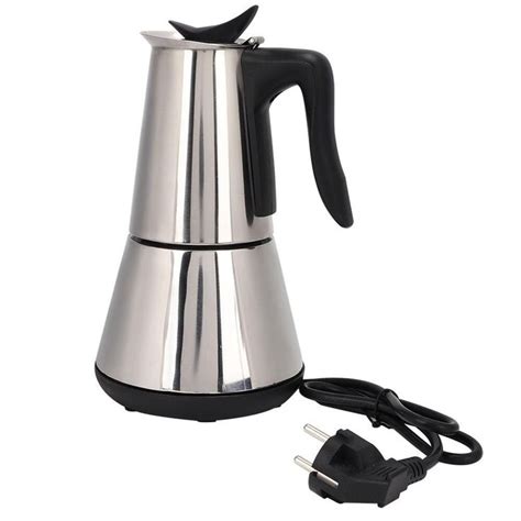 Electric Coffee Maker 6cups300ml 304 Stainless Steel Coffee Pots Moka