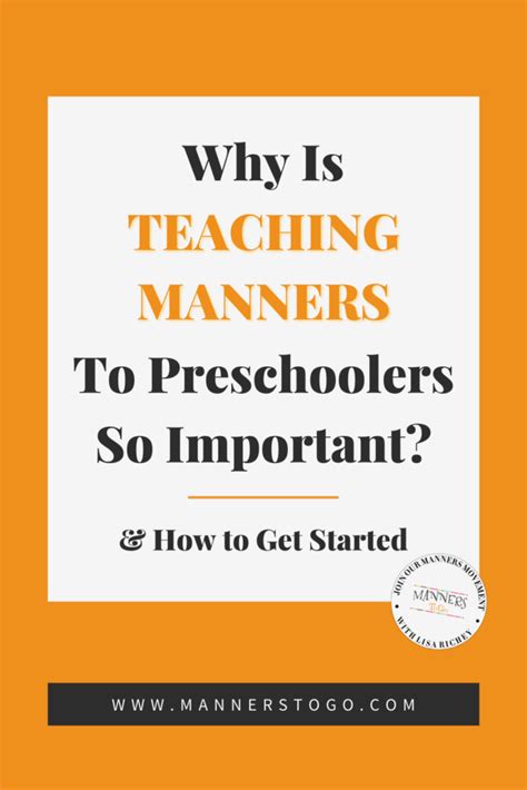 Why Is Teaching Manners To Preschoolers So Important And How To Start
