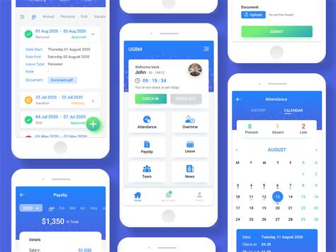 Employee Self Service Mobile App Uxui By Arief Rachman On Dribbble