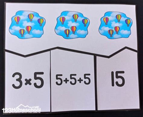 Hands On Multiplication Puzzles Activity Free Printable