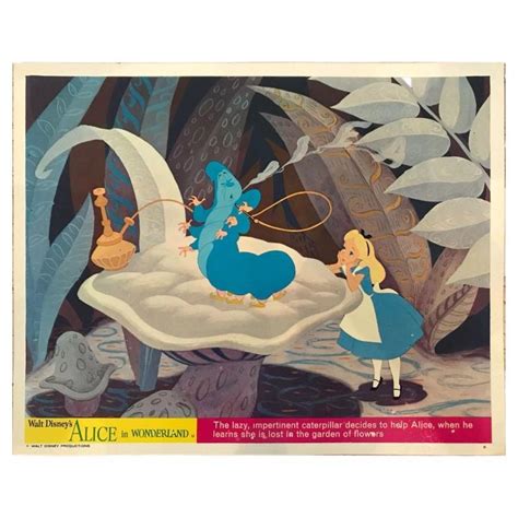 Alice In Wonderland Disneyland Attraction Poster At 1stdibs