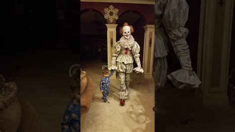 Pennywise The Clown Walking With A Baby Youtube