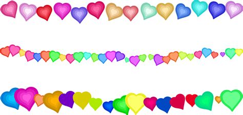 Clipart Heart Page Border Decorations