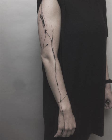 Pin By Stella Hossu On Tattoo Designs Line Tattoo Arm Forearm