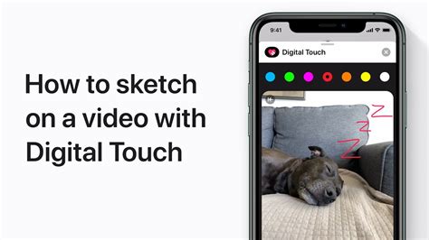 How To Sketch On A Video With Digital Touch On Iphone Ipad And Ipod