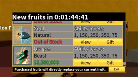 Dragon Fruit In Stock Blox Fruits Youtube