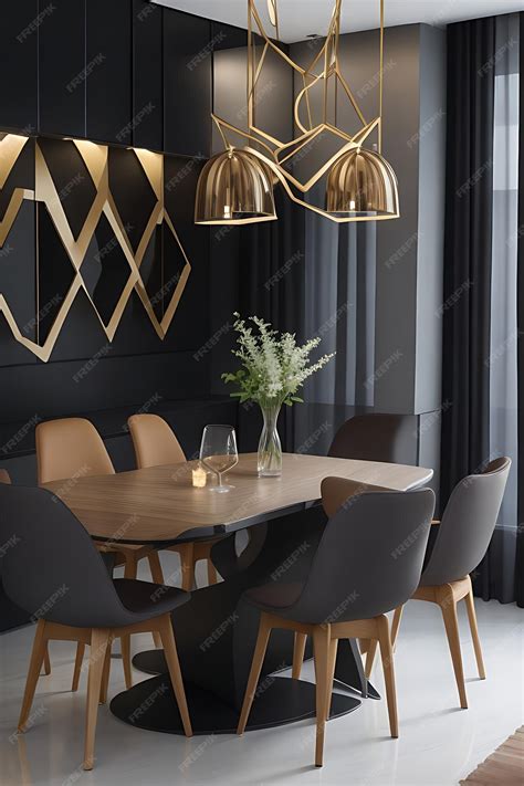 Premium AI Image | Unveiling Modern and Best Modular dining room