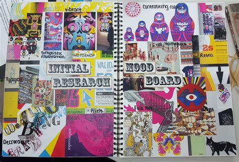 jess s mood board of initial ideas for unit 4 asfc a level graphic design gcse art