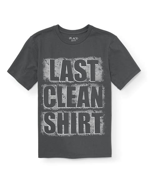 Boys Clean Shirt Graphic Tee