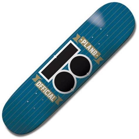 Plan B Skateboards Plan B Team Official Blue Skateboard Deck 80