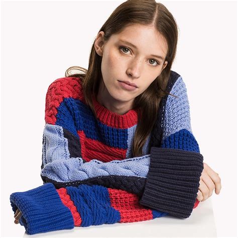 Do you watch tommy hilfiger videos on youtube? Textured Cable Jumper | Tommy Hilfiger | Official Website ...