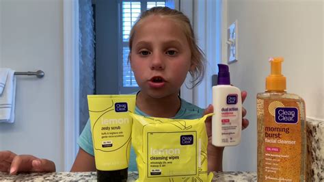 Tween Girls Daily Face Washing Routine From Clean And Clear Youtube