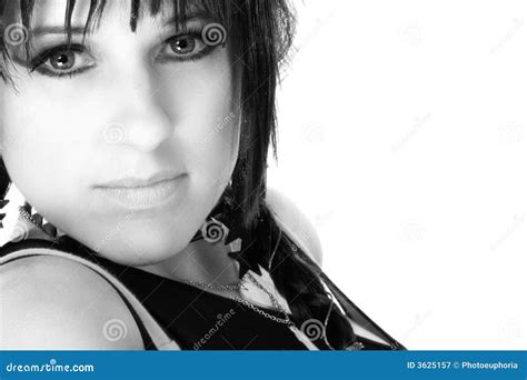 Beautiful Rocker Chick Stock Image Image Of Retro Adult 3625157