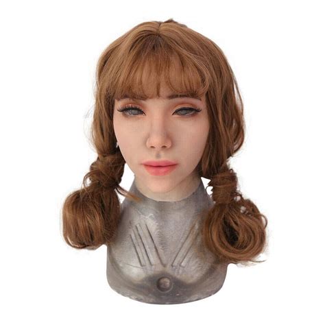 Buy Kathy Female Face Mask Realistic Silicone Head Mask For Crossdresser Transgender Online At