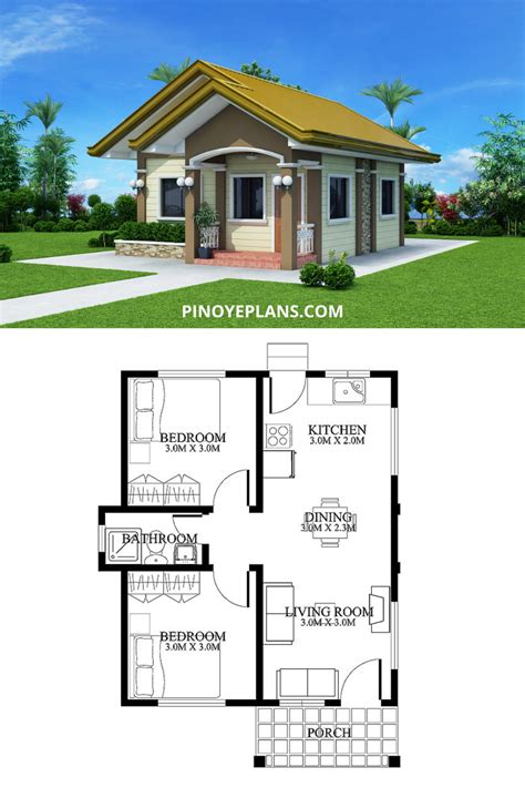 2 Bedroom Bungalow House Plan And Design Home Design Ideas