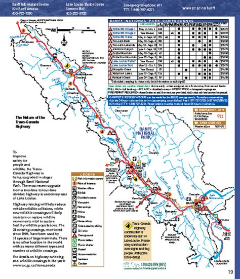 Banff National Park Hiking Map Pdf The World Map