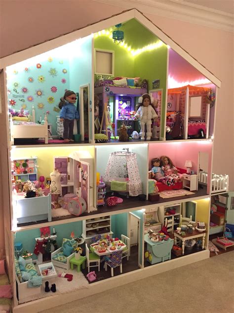 Pin By Sandi Blair Designs On American Girl Dollhouses Doll House
