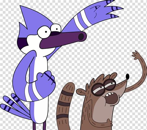 Two Cartoon Characters Illustrations Regular Show
