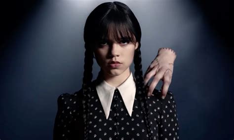 First Look At Jenna Ortega As Wednesday Addams Watch The New Teaser