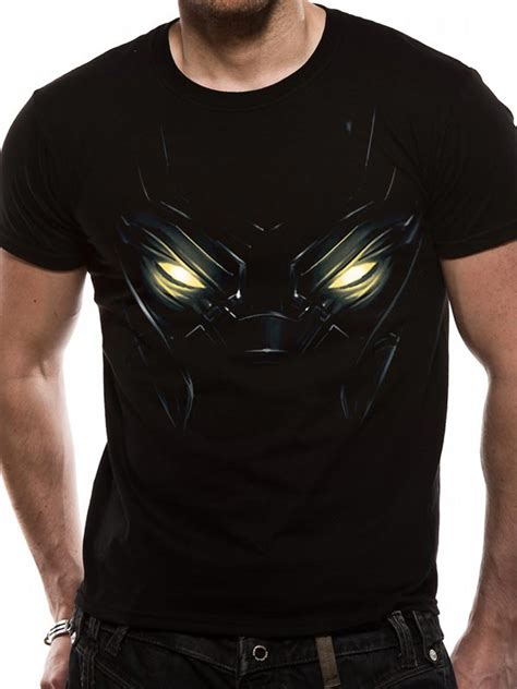 Black Panther Eyes Official Marvel Black Unisex T Shirt Buy Marvel T