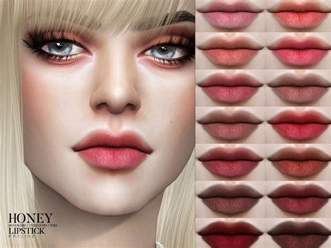Lana Cc Finds Sims Sims 4 Natural Lipstick