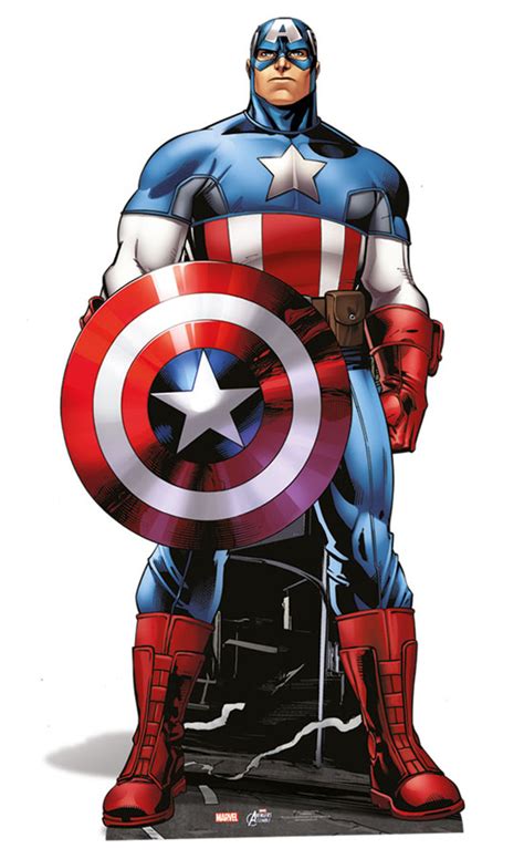 Captain America Mini Cardboard Cutout Standee Standup Buy Marvel