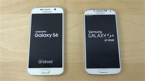 Samsung Galaxy S6 Vs Samsung Galaxy S4 Which Is Faster Youtube