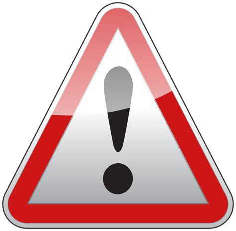 Triangle Warning Sign Png Clipart