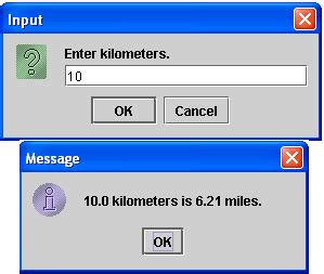 1 mile = 1.609 kilometers 1 mile = 5,280 feet 1 mile = 1,760 yards kilometer to mile conversion. Kilometer to Miles Converter in Java GUI | Free Source ...