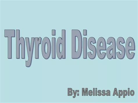 Ppt Thyroid Disease Powerpoint Presentation Free Download Id4429966