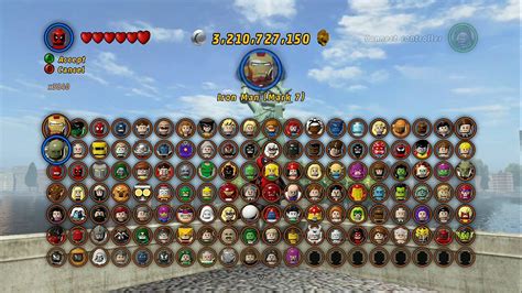 Lego Marvel Super Heroes All Playable Characters Unlocked Complete