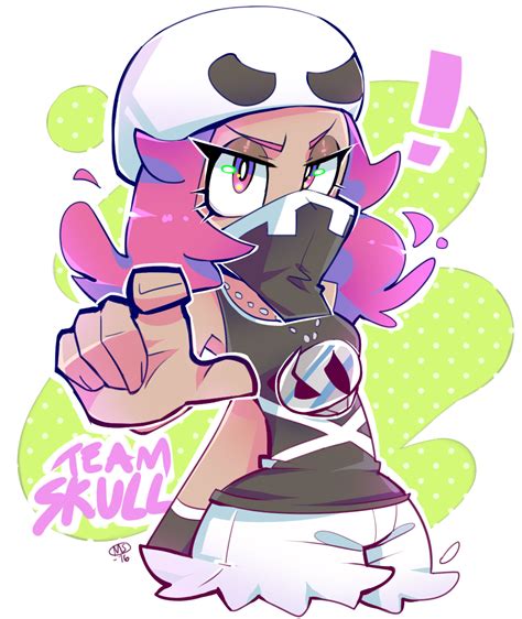 Art Stuff Team Skull Grunts Are Cute