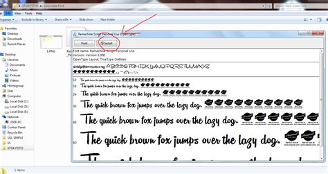 Menurut aku, tempat mendownload font yang. 4. Sampai langkah ini Font sudah terinstal, untuk mengecek ...
