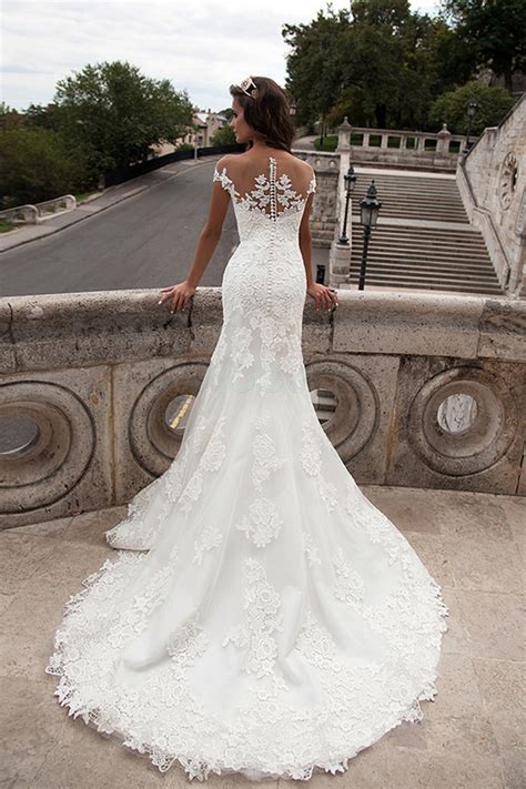 Maybe you would like to learn more about one of these? Robe de mariée sirène col en cœur traîne moyenne dentelle
