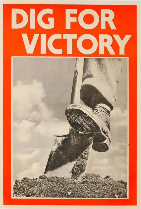Original Vintage Posters Propaganda Posters Dig For Victory Wwii