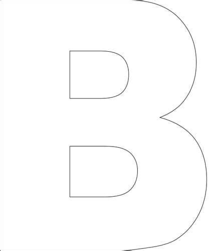 Free Printable Upper Case Alphabet Template | Alphabet ...
