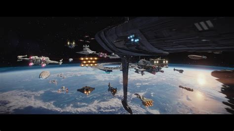 Star Wars Rogue One Space Battle Of Scarif Supercut 1080p Better