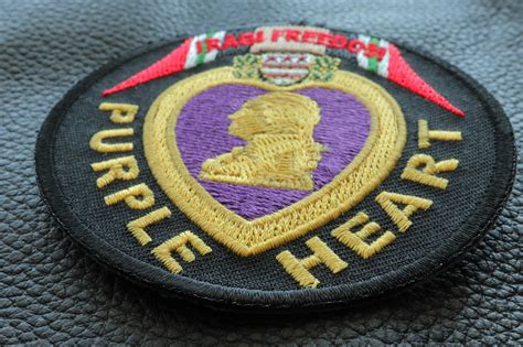 Iraqi Freedom Purple Heart Patch Us Military Veteran Patches By