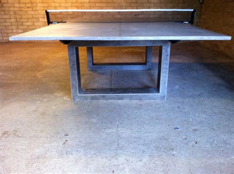 James De Wulf Concrete Ping Pong And Dining Table 2modern