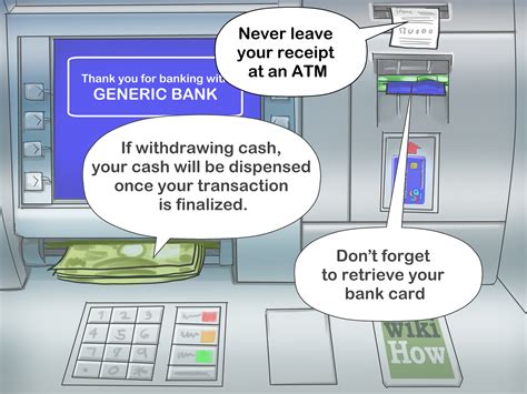 3 Ways To Safely Use An Atm Wikihow
