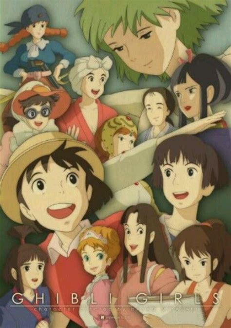 The Ladies Of Studio Ghibli Studio Ghibli Fanart Studio Ghibli