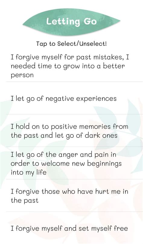 Letting Go Quotes I Let Go Affirmations Affirmations Daily
