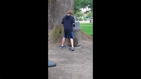 Boy Pees In Public Park Prank Youtube