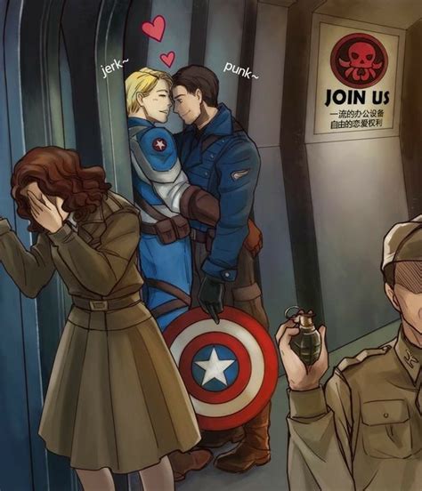 Marvel Ships Imagines Stucky Captain America And Bucky Stucky