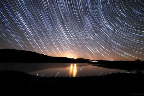 Alqueva´s Lake Startrail Astrophotography By Miguel Claro