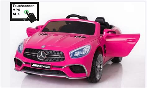Mercedes Benz Sl65 Amg Pink Barbie Car Best Electric Car Mercedes Benz