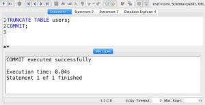 SQL TRUNCATE TABLE and DROP TABLE (tutorial)