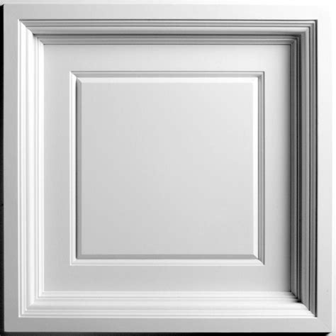 Drywall ceiling costs, as well as drop ceiling prices vary quite a bit. Ceilume Madison White 2 ft. x 2 ft. Lay-in Coffered ...