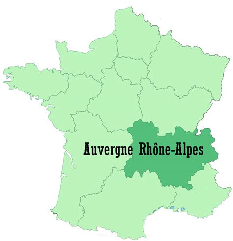 Rhône Alpes Voyage Carte Plan